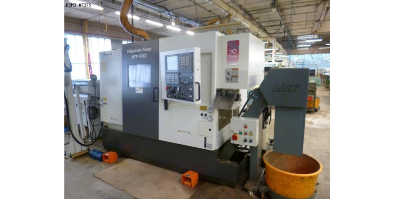 Cnc Lathe Nakamura Wt 100 7 Axes 7376 Used Machine Tools Rdmo